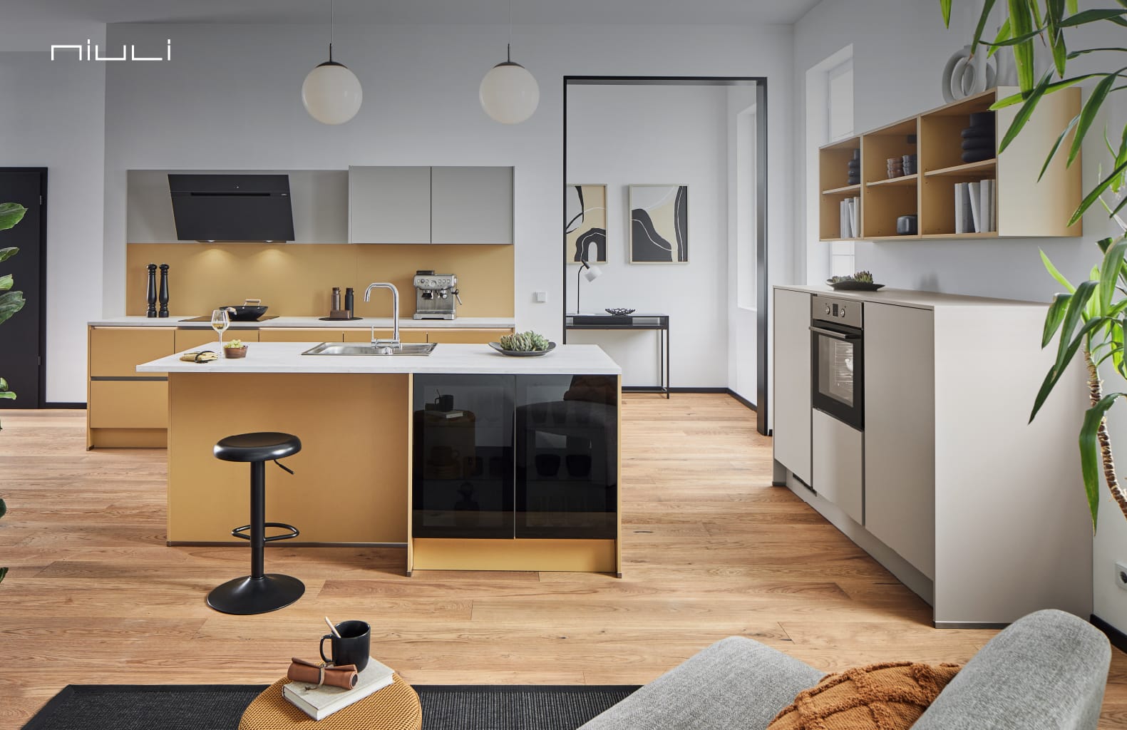 PN 105 | 508 Caramel & PN 80 | 678 Cashmere Grey